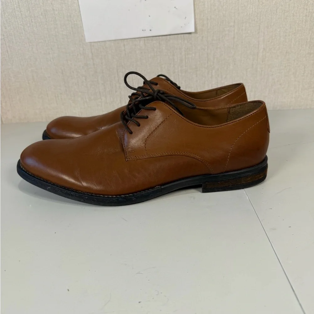Stafford Mens Dress Shoes Lace Up Italian Leather Upper F21668‎ Brown Size 13